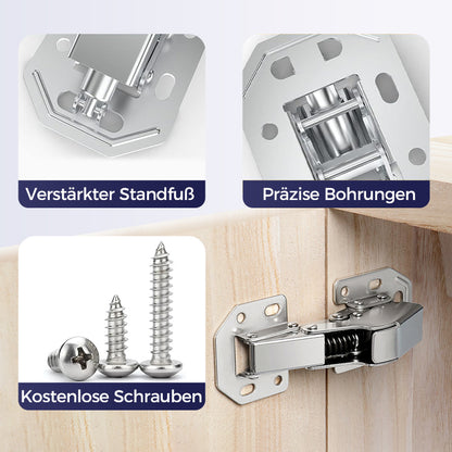 🔥4er Set Topfscharniere mit Schrauben