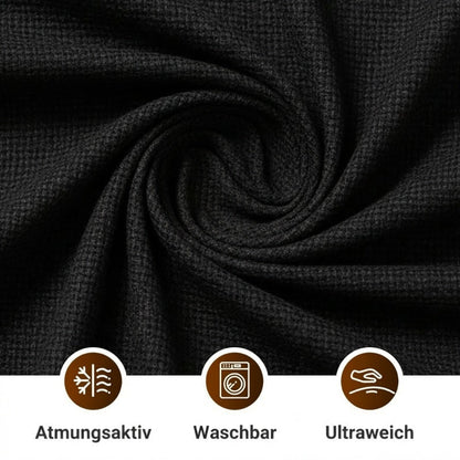 🏃👖Herren-Set aus Sweatshirt mit Waffelstrick und Hose mit geradem Bein