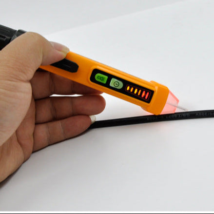 Intelligenter Elektriker-Multifunktionstester mit LED-Ton- und Lichtalarm zur Überprüfung von Haltepunkten, induktiv berührungslos