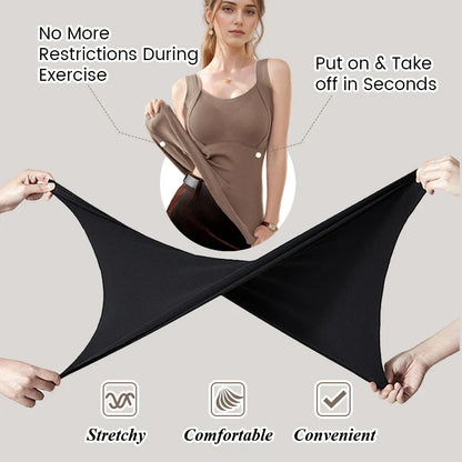 💃2025 Neu ✨ Verdickte warme Weste mit gefüttertem BH