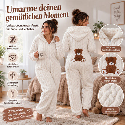 🐻 50% Rabatt | Kuschelige Wärme & süßer Komfort – Bären-Kapuzen-Overall