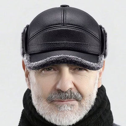 ❄️ Herren Wintermütze Lammfell Ohrenschützer