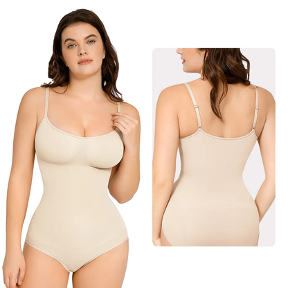 FeelinGirl #CHIL Seamless Covered Bust Jumpsuit Thong Bodysuit Fit Comfort Slimming Womenswear