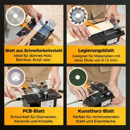 🔥 🗜️Multifunktionale Präzisions-Mini-Tischkreissäge🔥