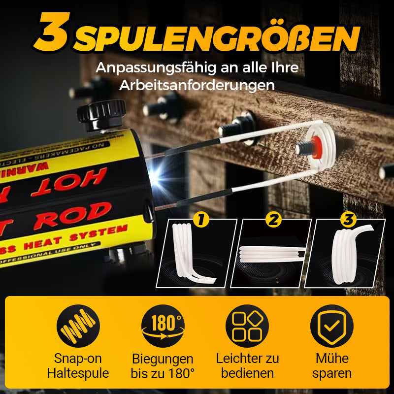 💥Magnetisches Induktionsheizungsset - 1100W Induktionshitze Werkzeug zum Entfernen von Bolzen