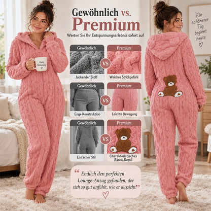 🐻 50% Rabatt | Kuschelige Wärme & süßer Komfort – Bären-Kapuzen-Overall