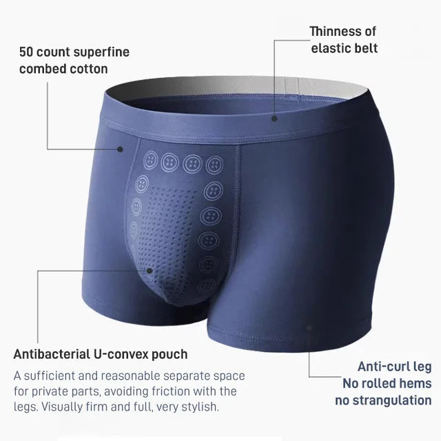 🔥 Energy Massage Magnetic Therapy Oyster Unterwäsche für Männer