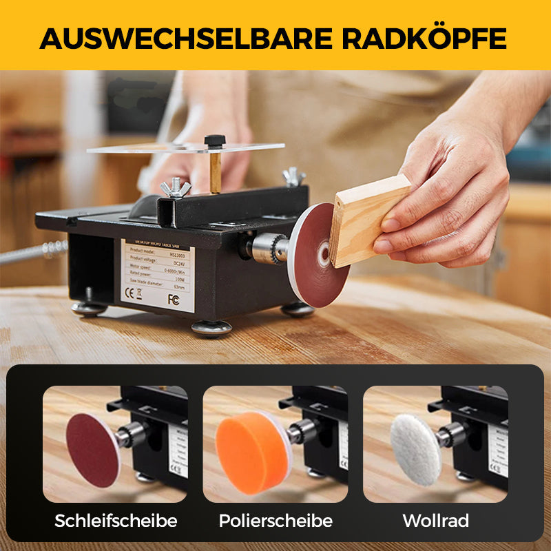 🔥 🗜️Multifunktionale Präzisions-Mini-Tischkreissäge🔥