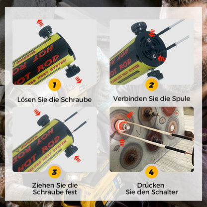 💥Magnetisches Induktionsheizungsset - 1100W Induktionshitze Werkzeug zum Entfernen von Bolzen