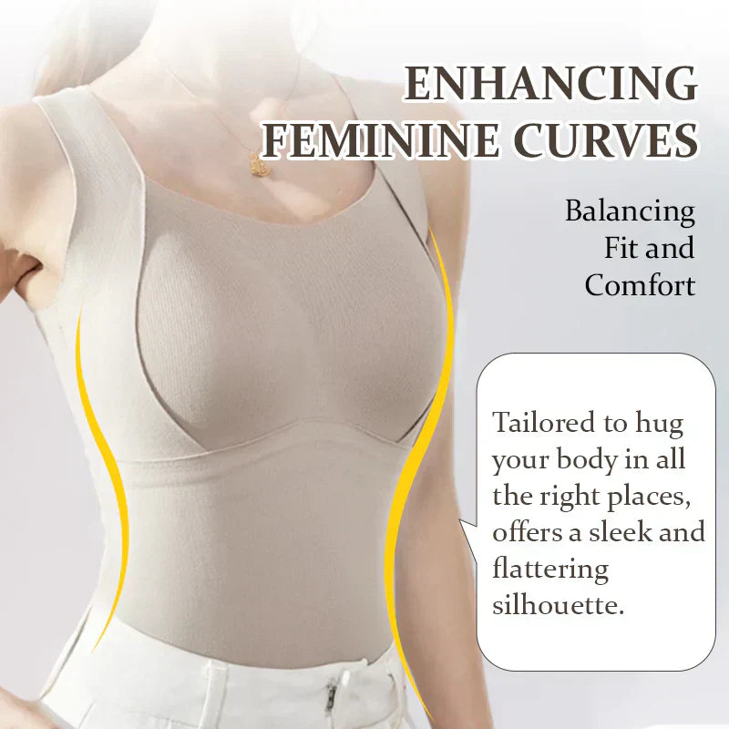 💃2025 Neu ✨ Verdickte warme Weste mit gefüttertem BH