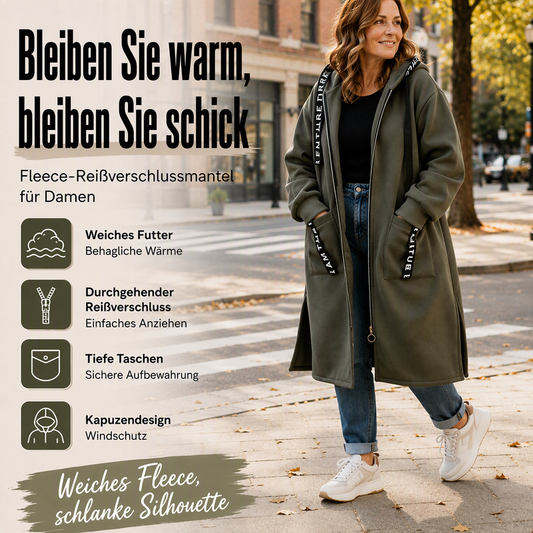 📢📢50%Rabatt!!!🎉💃Oversize-Kapuzen-Sweatshirt-Mantel für Damen