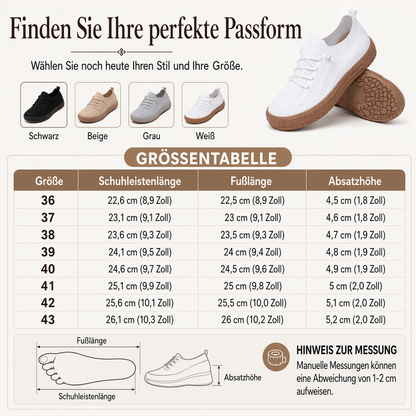 👟 NUR FÜR BEGRENZTE ZEIT: 50 % RABATT! ✨ Mesh-Sneaker für Damen – atmungsaktiv, leicht, zum Hineinschlüpfen, rutschfest 🌬️