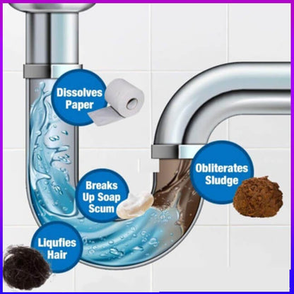 ⌛50 % Rabatt! 2 kaufen, 1 gratis dazu!🔥💦Kraftvoller Spülbecken- und Abflussreiniger🚰