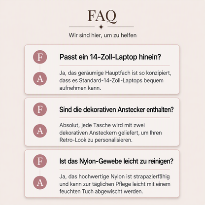 Großvolumige Canvas-Tragetasche mit mehreren Taschen