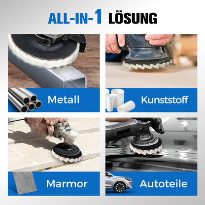 ⚡53 % RABATT !!✨ Wollpolierscheibe für Winkelschleifer – Hochglanz-Spiegelfinish! Langlebig  Vielseitig! 🔧
