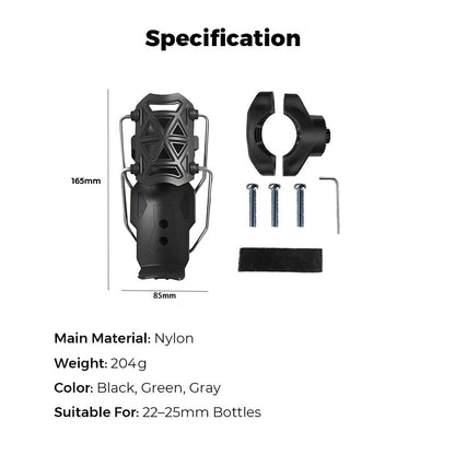 🎁 🚴‍♂️✨ Adaptiver Fahrradflaschenhalter – Praktisch und universell passend 🌟💧