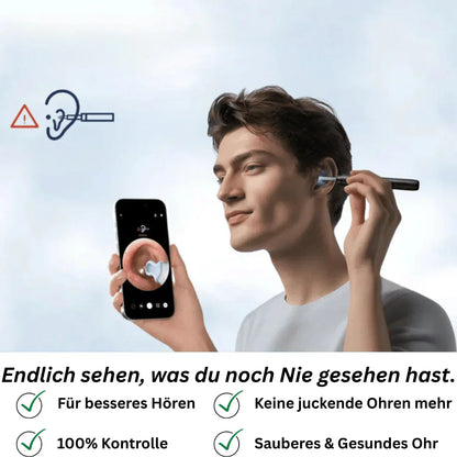 💥Intelligenter wasserdichter visueller Ohrenschmalzentferner