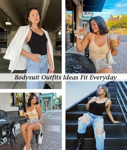 FeelinGirl #CHIL Seamless Covered Bust Jumpsuit Thong Bodysuit Fit Comfort Slimming Womenswear