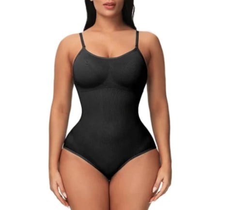 FeelinGirl #CHIL Seamless Covered Bust Jumpsuit Thong Bodysuit Fit Comfort Slimming Womenswear