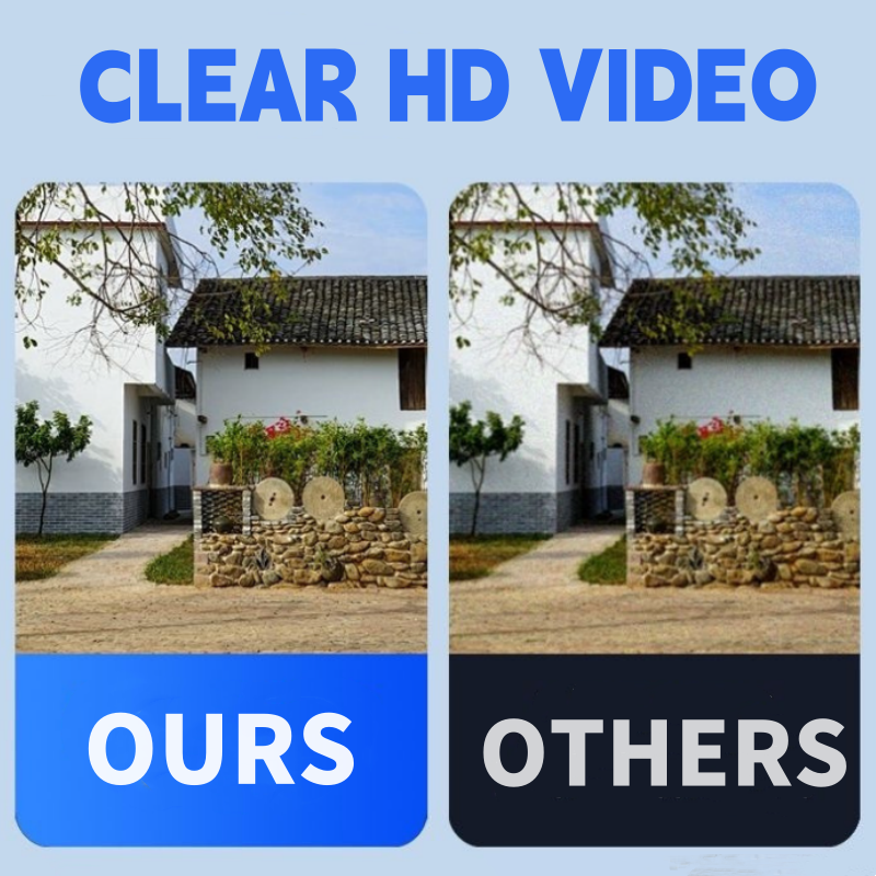 ✨🔍Drahtlose Nachtsichtkamera – Intelligente Sicherheit rund um die Uhr!