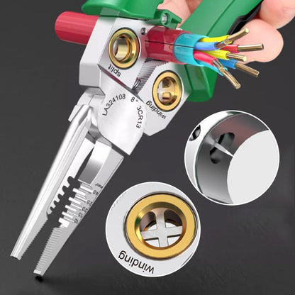 💥2025 Hot Sale💥8-in-1-Multifunktions-Drahtabisolierschere mit elektrischem Test