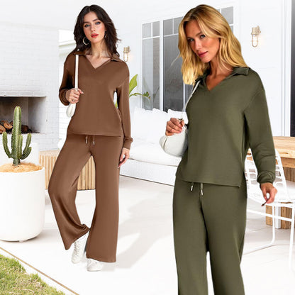 👚50% RABATT! 🧥 Damen 2-teiliges Sweatshirtset – Bequemer Stoff, Lässiger Style & Perfekt für Alltag und Freizeit 🛍️