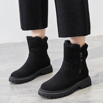 Damen-Winter-Fleece-Schneestiefel⚡Neu eingetroffen Sale-50 % Rabatt
