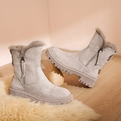 Damen-Winter-Fleece-Schneestiefel⚡Neu eingetroffen Sale-50 % Rabatt