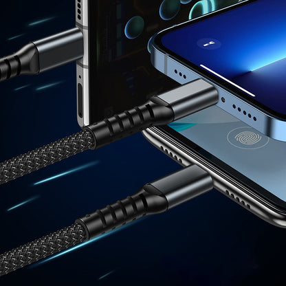 📱Transparentes, leuchtendes 3-in-1-Datenkabel mit superschneller Aufladung