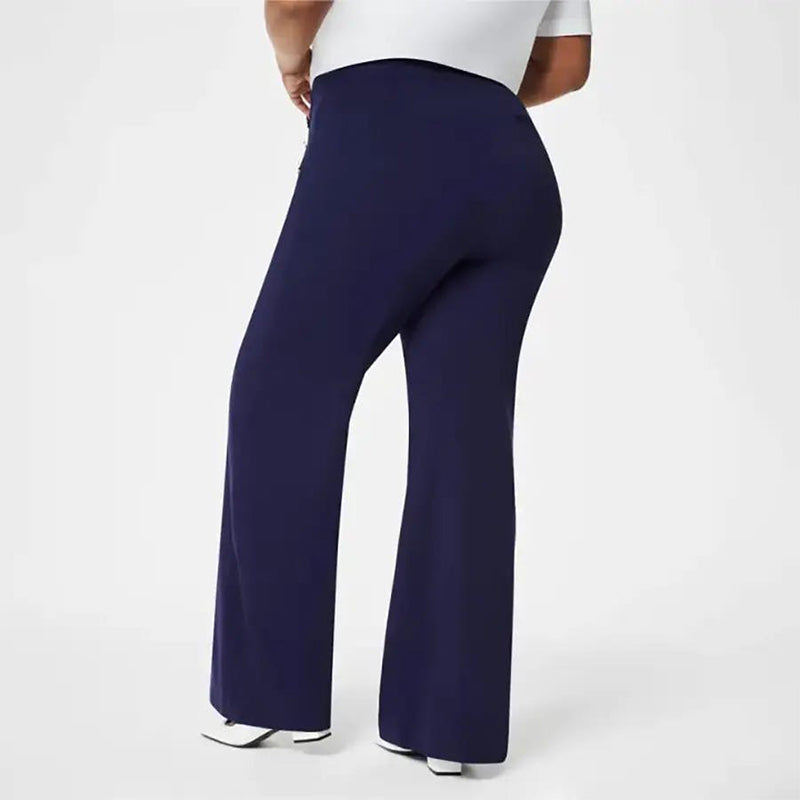 💖50 % Rabatt & kostenloser Versand💖 Damen-Plus-Size-Hochdehnbare Hochtaillen-Hosen mit weitem Bein