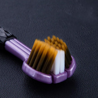 Dreiköpfige Mehrwinkel-Zahnbürste für eine gründliche Reinigung zur Gewährleistung Ihrer Mundgesundheit