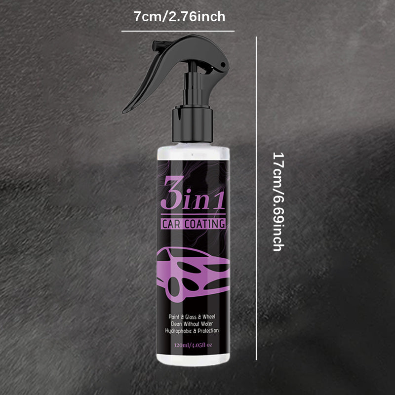 3-in-1-Autokristall-Beschichtungsspray, beschlagfrei und staubdicht