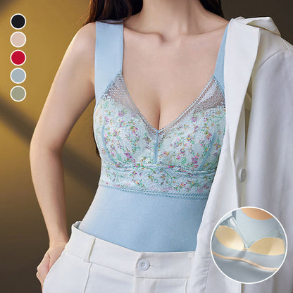 2-in-1-BH mit integrierter Spitze Thermo-Unterwäsche