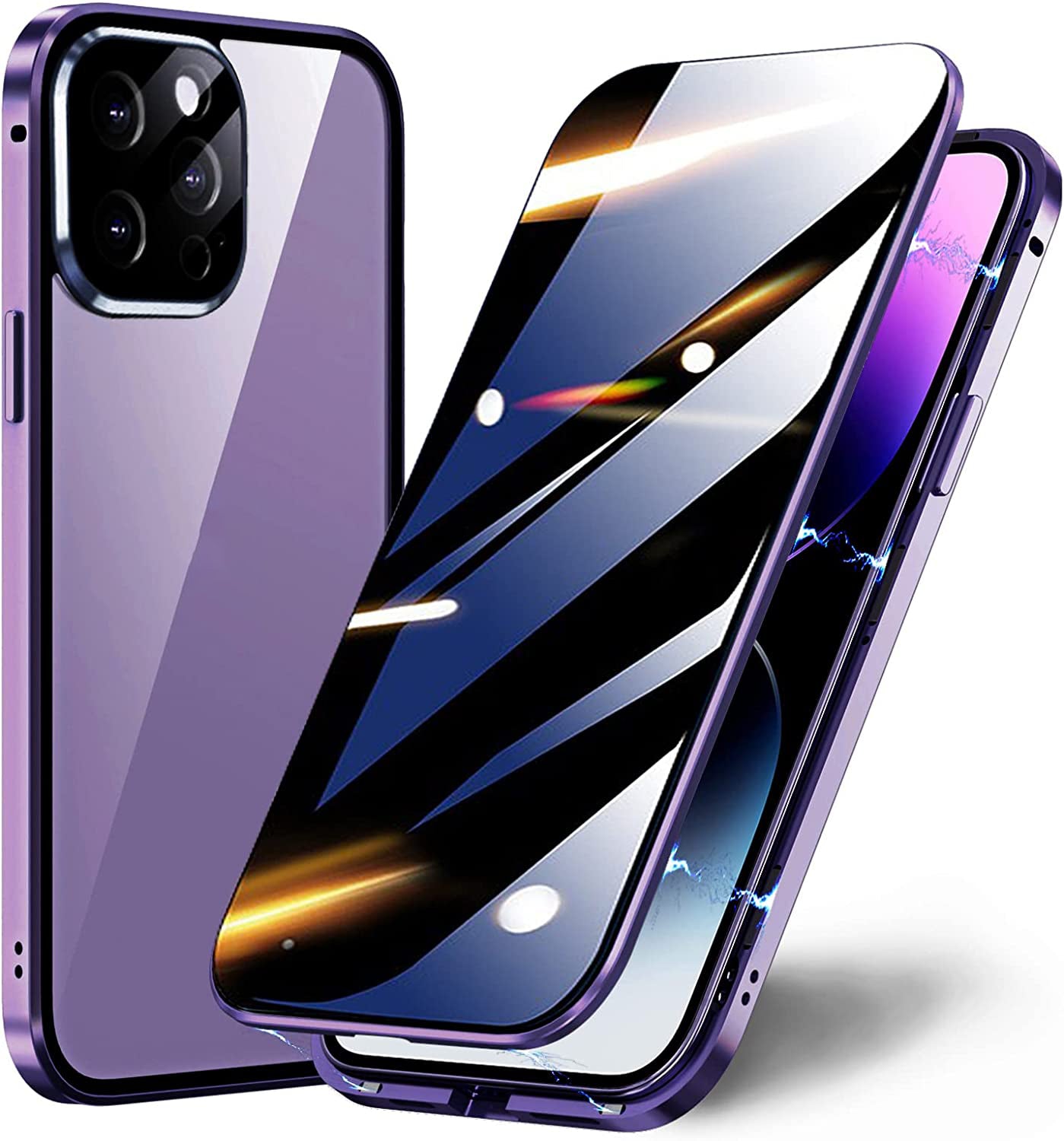 ✅Doppelseitige magnetische iPhone-Schutzhülle