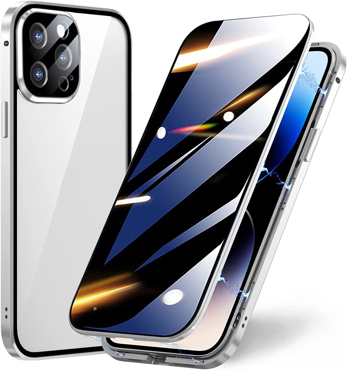 ✅Doppelseitige magnetische iPhone-Schutzhülle
