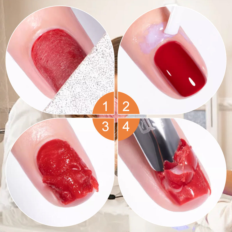 Schnell wirkender Gel-Nagellackentferner