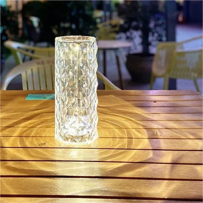 Touching Steuerung Rose Kristall Lampe