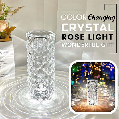 Touching Steuerung Rose Kristall Lampe