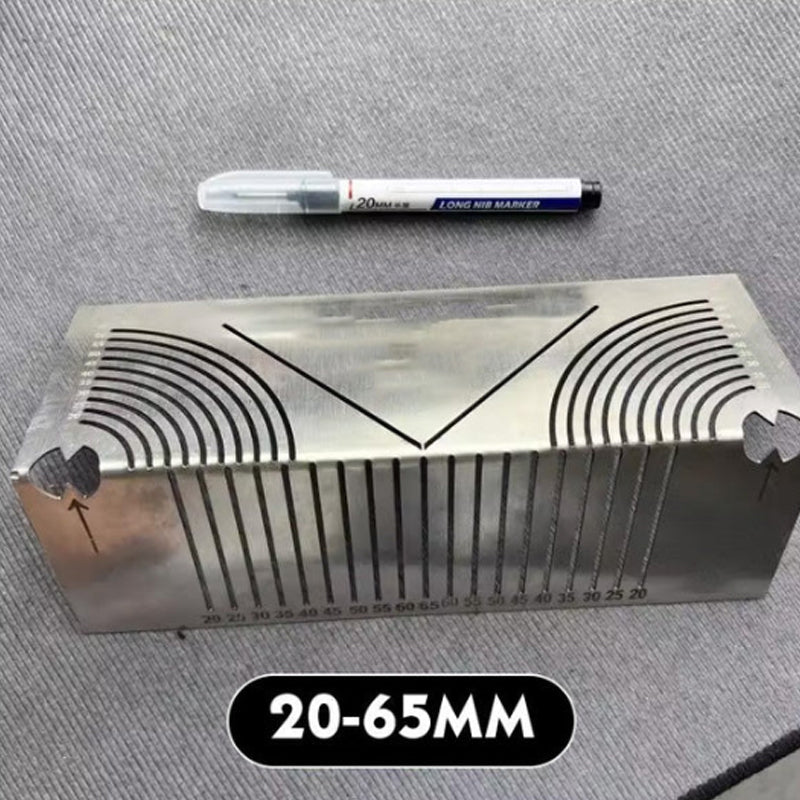Winkel- und Bogenmarkierungswerkzeug für die Metallverarbeitung und das Bauwesen
