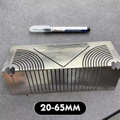 Winkel- und Bogenmarkierungswerkzeug für die Metallverarbeitung und das Bauwesen