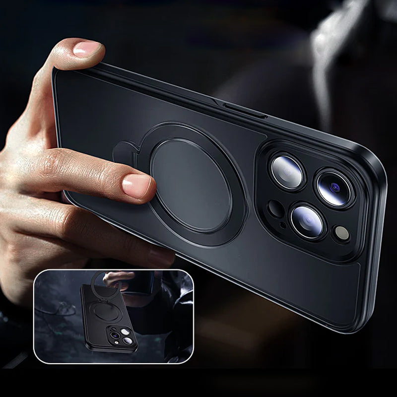 💥Black Friday Early Sale💥 360° drehbare, unsichtbare Handyhülle mit Magnetständer