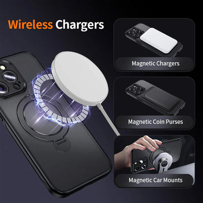 💥Black Friday Early Sale💥 360° drehbare, unsichtbare Handyhülle mit Magnetständer