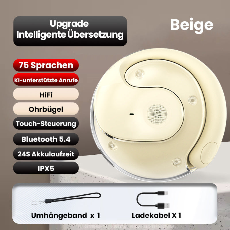 🔥HEISSER VERKAUF  🔥Intelligente kabellose Bluetooth Übersetzung Ohrhörer