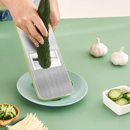 Multifunktionaler 7-in-1 Küchenzerkleinerer aus Edelstahl mit Handschutz