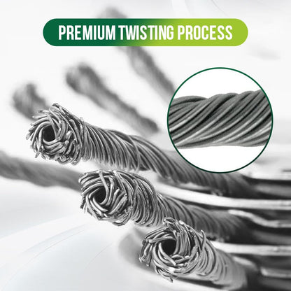 Heißer Verkauf 🔥Fadentrimmer-Ersatzkopf，Grasschneidekopf aus Stahldraht