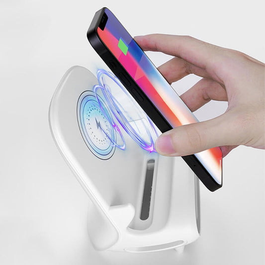 🔥Genießen Sie smartes Wohnen🔥Drahtlose Aufladung Aromatherapie Telefonhalter