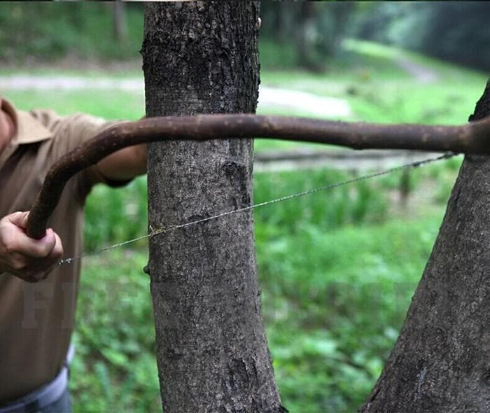 Survival Gear Edelstahl-Drahtsäge