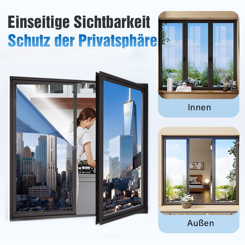 🔥 2025 Neues Upgrade 🔥 Einseitige Wärmedämm-Sichtschutzfolie aus Glas