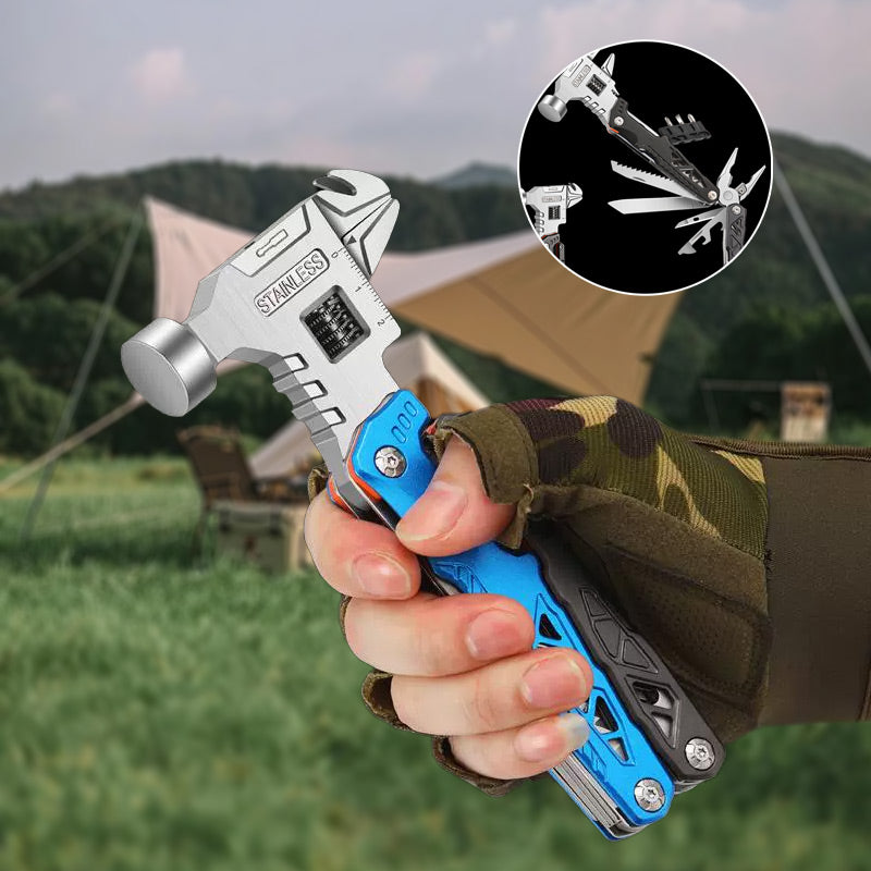 🔥Vielseitiges Hammer-Multitool Camping-Zubehör