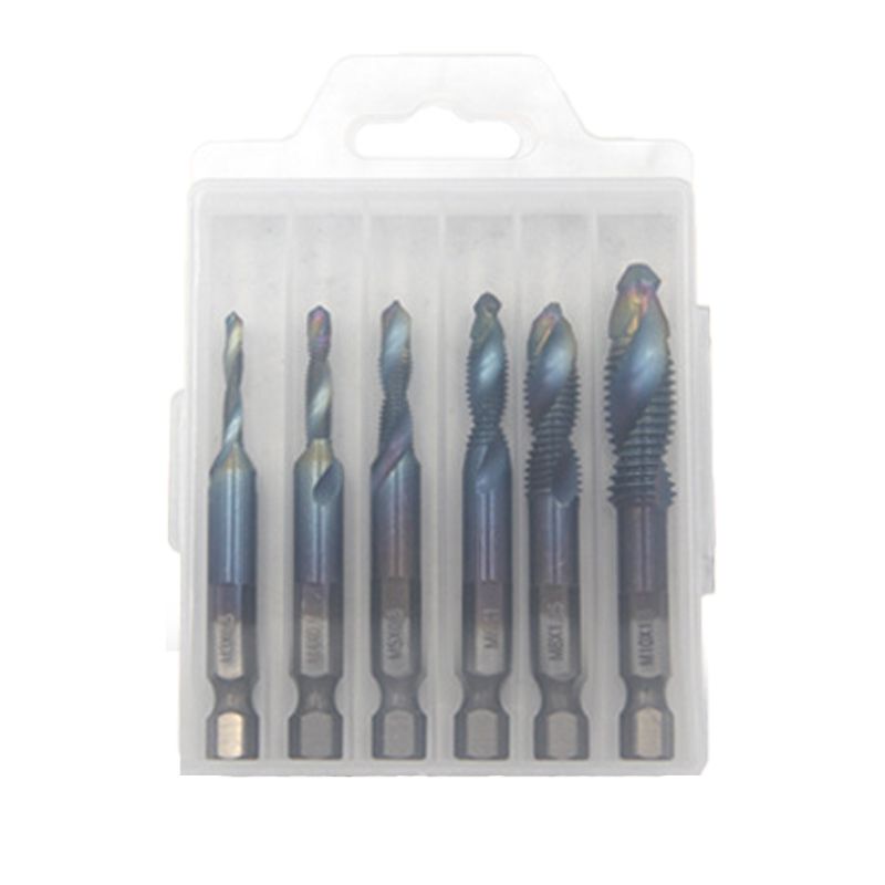 6PCS Mehrzweck-Compound-Spiralgewindebohrer-Set